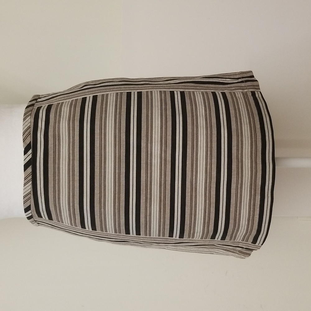 Derek Lam 10 Crosby Striped Cotton Skirt